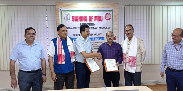 MoU signed between CIT Kokrajhar and Northeast Frontier Railway (NFR)